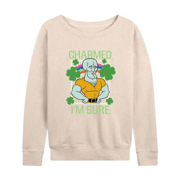 SpongeBob SquarePants - Charmed Im Sure - Women's Lightweight French Terry Long Sleeve Shirt