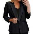 thumbnail image 5 of Yigetop Womens Blazers for Work Casual, Ladies' Spring/Autumn Casual Jacket Casual Blazers for Women Black L, 5 of 6