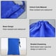 thumbnail image 4 of 2 Piezas Bolsas con Cordón de Poliéster Azul Bolsas con Cordón para Ropa Bolsas con Cordón con Asa Almacenamiento de Ropa Bolsas con Cordón a Prueba de Polvo Publicidad y Promoción, 4 of 5