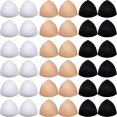 thumbnail image 1 of 18 Pairs Triangle Sports Bra Pads Inserts Women Push Up Breast Bra Insert Pads A-e, 1 of 5