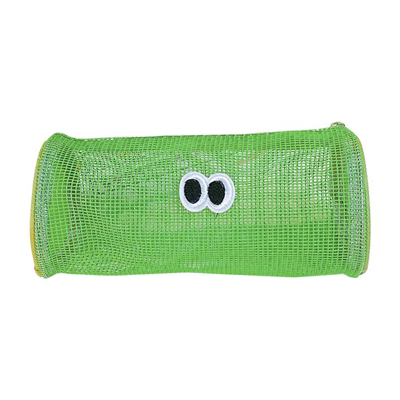 Hvmvliv Pencil Pouch Plastic Pencil Case Transparent Big Eye Mesh Pen Bag Large Capacity Stationery Bag Cute Pencil Pen Bag Green