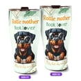 thumbnail image 2 of Rottweiler Rottie Mother Book Lover Living That Dog Mom Life Happy Mother's Day 30oz Stainless Steel Tumbler Insulated Cup with Lid Rottie Dog Lover Gifts Idea - 03004, 2 of 5