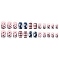 thumbnail image 5 of Kokovifyves Nail Care Independence Day Flag Fake Nail Art Nails Wear Nails 24PCS, 5 of 6
