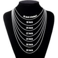 thumbnail image 5 of CFIOZYOS Cross Necklace for Men, Silver Tone/Gold Plated/Black Mens Cross Necklaces with 2.5mm Chain, Stainless Steel Wheat Chain, 16-24 Inch, 5 of 10