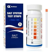 Saltwater Pool Test Strips for Spa Hot Tub 0-8000 ppm Range Fast Accurate 50 Strips