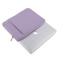thumbnail image 4 of MOSISO Laptop Sleeve Bag 13-13.3 Inch for MacBook Pro, MacBook Air Water Repellent Polyester Notebook Protective Case Cover with Pocket,Light Purple, 4 of 7