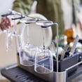thumbnail image 5 of Joseph Joseph Extend Steel Plus Expandable Dish Rack with Wine Glass Holder, 5 of 9