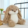 thumbnail image 3 of Toy Bunny Rabbit - 12in Cute Devil Long-Eared Bunny Plush Pillow, Soft Stuffed Animal Plush Toy, Perfect as Gift for Bedroom, Living Room, Office Decoration, 3 of 6