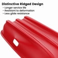 thumbnail image 4 of 36 Inch Red Snow Sled for Kids & Adults, High-Speed Downhill Toboggan with Pull Rope & Handles, for Winter Sports, 4 of 9