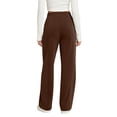 thumbnail image 3 of Chiccall Women's Solid Wide Leg Sweatpants Elastic Tiered Drawstring Waist Casual Long Jogger Trousers, 3 of 7