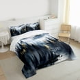 thumbnail image 3 of Manfei Smoky Jungle 2pcs Bedding Comforter Set for Female Men Women,Woodland Tree Twin Comforter Sets,Botanical Plants Breathable Bedding Set,Ultra Soft Home Decor,Reversible, 3 of 8