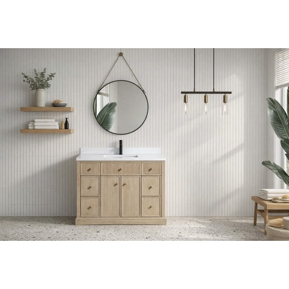 Redondo 42" Bathroom Vanity Ash Oak