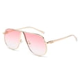thumbnail image 6 of New European and American style large-frame metal unique versatile aviator sunglasses with a high-end fashion feel, street style glasses, fashionable and versatile, 6 of 9