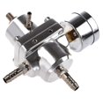 thumbnail image 4 of Regulador de presión de combustible ajustable universal para coche con indicador plateado, 4 of 5