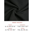 thumbnail image 5 of DARING DIVA Long Sleeve Flare Mock Neck Belted Church Dress 2XL Black, 5 of 6