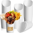 thumbnail image 1 of 100 Vasos de Papel Desechables para Fre&iacute;r Franc&eacute;s,16 onzas tazas individuales de charcuter&iacute;a,Charcuteria Cup para gofres,papas fritas,palomitas de ma&iacute;z,past, 1 of 7