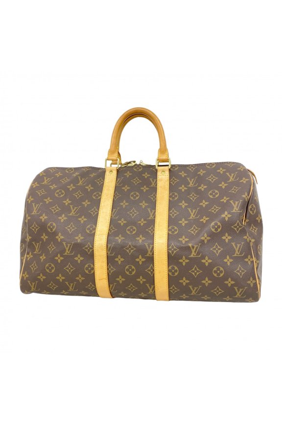 Pre-Owned Louis Vuitton Bags - Boston Monogram Keepall 45 M41428 Brown Men's & Women's