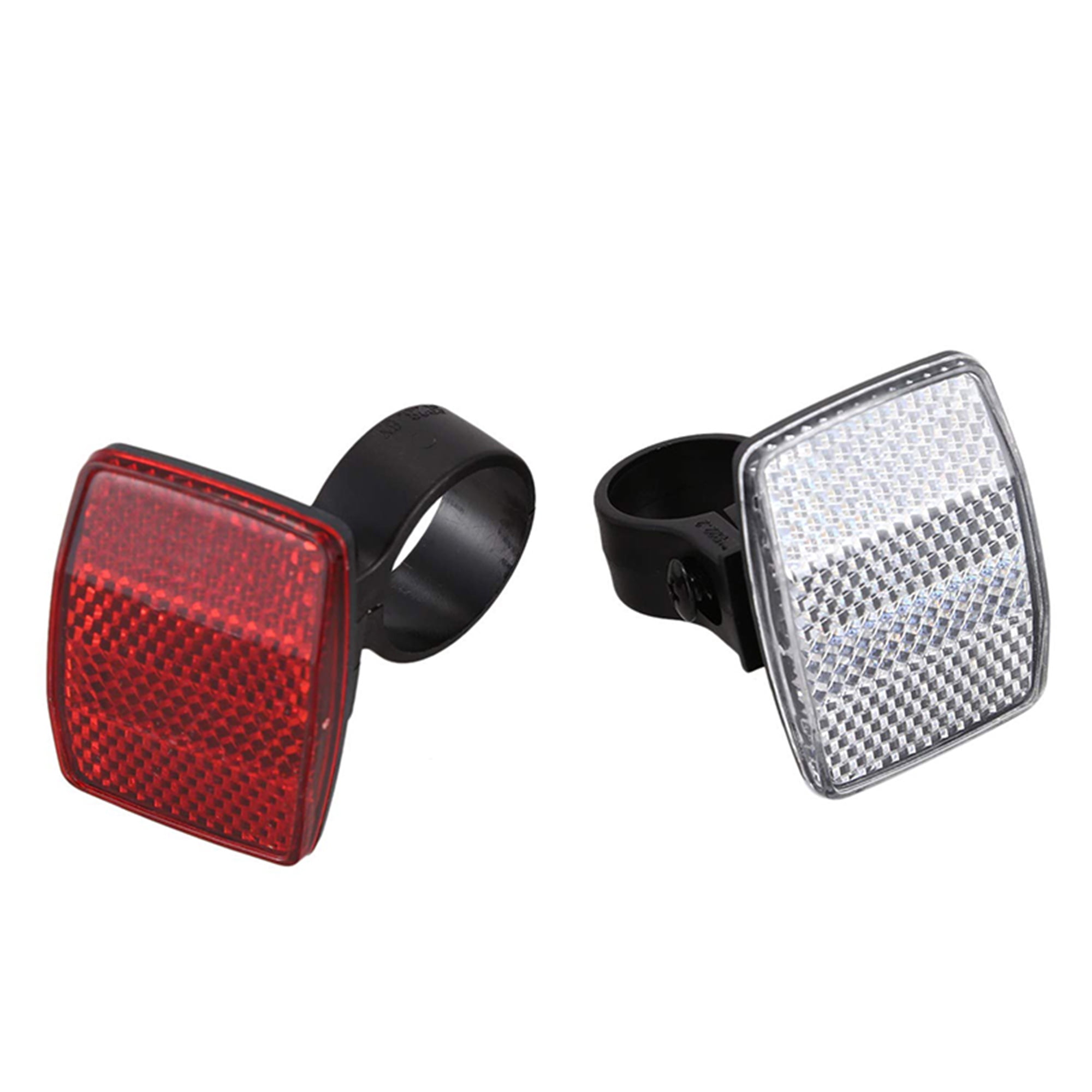 Elbourn 1Pair Bicycle Warning Reflectors With Brackets Reflective