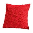 thumbnail image 2 of 19.68in Christmas Embroidered Pillow Cover, Soft Festive Cushion Cover for Sofa & Bed, Cozy Winter Decor with Hidden Zipper, 2 of 6