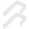 thumbnail image 1 of ELAYARD 2Pcs Clear Acrylic Shoe Rack Holder for Space Saving Shoe Display and Store Use, 1 of 8