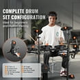 thumbnail image 2 of KFFKFF Electric Drum Kit with 32 Kits & 480 Sounds, USB MIDI Compatible 8 in Mesh Snare and 10 in Cymbals, Includes Drum Sticks & Headphones, Ideal for Beginners and Adults, 2 of 9