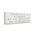 thumbnail image 3 of Plant A Garden Believe In Tomorrow Phrase Inspirational Graphic Art Gallery Wrapped Canvas Print Wall Art, 3 of 7