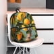 thumbnail image 5 of Disketp Retro Warm Lemon Flower Mochila Ligera Clásica con Múltiples Bolsillos, Mochila Casual para Hombre y Mujer, Ideal para Escuela, Trabajo y Viajes, 5 of 6
