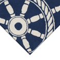 thumbnail image 6 of Liora Manne Frontporch Ship Wheel Indoor Outdoor Decorative Pillow Navy, 6 of 6