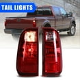 thumbnail image 2 of Red Clear Tail Lights Brake Lamp For 2008-2016 Ford F-250/F-350/F-450 Super Duty-Driver + Passenger Side, 2 of 11