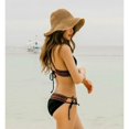 thumbnail image 4 of Sombrero de paja plegable para mujer, visera para el sol, vacaciones, playa, marea, Verano, 4 of 4