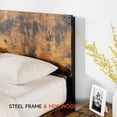thumbnail image 6 of Yartaka Full Bed Frame with Headboard and 4 Drawers, Metal Platform Bed with Large Storage Space, Mattress Foundation / No Box Spring Needed, Noise Free, Rustic Brown, 6 of 7