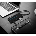 thumbnail image 3 of Ultra Silm USB Hub with 4 USB 3.0 Port up to 5Gbps Transfer Speed for Laptop, Computer, 3 of 5