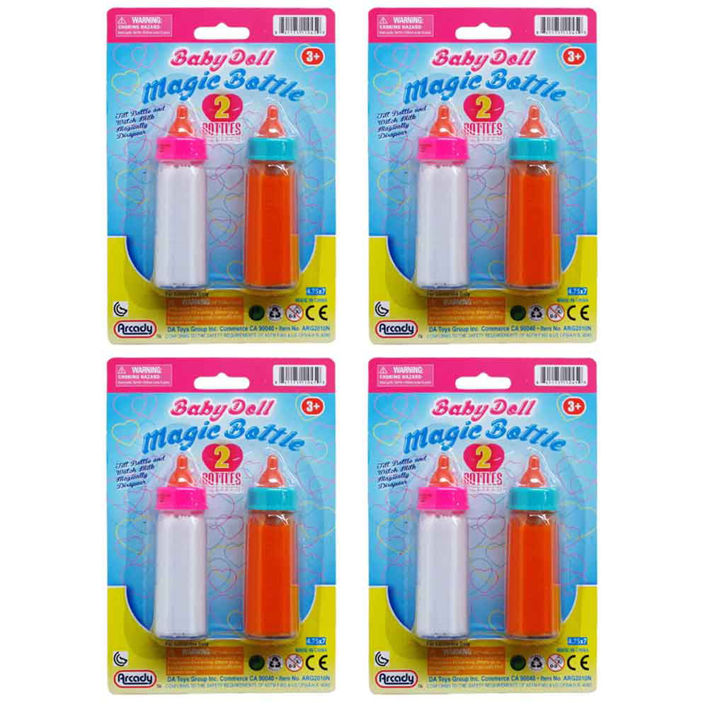 Details about   2X Baby Doll Bottle Learning Girl Role Play Disappearing Kid Toys Milk 