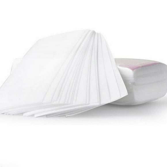 QUTETN Pack Of 100 Non Woven Strips For Warm Wax And Sugar Paste Wax Strips Non Woven Wax Strips Non Woven Wax Strips Hair Removal Wax Strips Epilation Wax Strips Paper