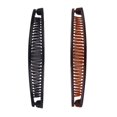 thumbnail image 1 of Juego de peines y pinzas para el cabello Vintage en negro y marrón, accesorios para el cabello largo y rizado grueso con garras deslizantes con agarre de pez para mujer, 1 of 5