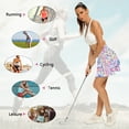 thumbnail image 5 of Women’s Athletic Pleated Tennis Skirt with Shorts High Waist Ruffle Golf Skort with Pockets Lightweight Workout Skirt, 5 of 5