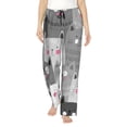 thumbnail image 1 of Fotbe Cats Group Pantalones de Pijama para Mujer, Pantalones de Dormir, Pantalones Pj con Cordón y Bolsillos-X-Large, 1 of 6