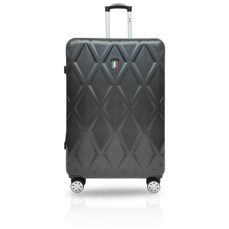 TUCCI Italy ALVEARE ABS 24 Medium Luggage Suitcase - Dark Grey