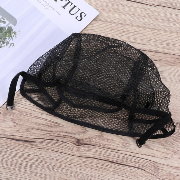 MLINS Wigs Soft Wig Net Cap Breathable Mesh Wig Cap Miss 14.00X14.00X0.20CM Black