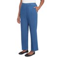 Alfred Dunner Womens Victoria PullOn Average Length Denim Pant
