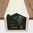 thumbnail image 2 of Creative Products Stay Here Awhile 16 x 90 Cotton Twill Table Runner, 2 of 3
