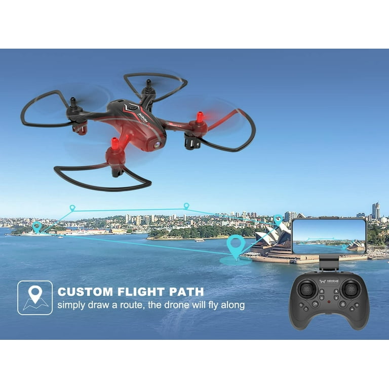 Neheme NH530 Drones with Camera for Adults Kids, FPV Drone with 1080P HD  Camera, with 2 Batteries 