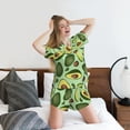 thumbnail image 5 of Sikiie Avocado With Seeds Womens Pajama Sets Short Sleeve Top With Pants Sleepwear 2 Piece Lounge Set4X-Large, 5 of 6