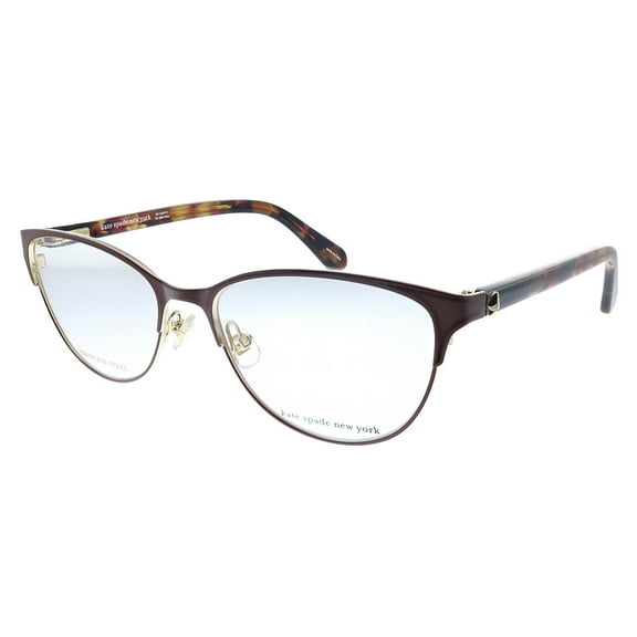Kate Spade KS Hadlee Metal Womens Oval Eyeglasses Havana Plum 52mm Adult