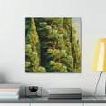 thumbnail image 3 of Cypress in Moonlight - Canvas, 3 of 10
