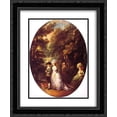 thumbnail image 1 of Thomas Gainsborough 2x Matted 20x24 Black Ornate Framed Art Print 'The Duke and Duchess of Cumberland', 1 of 2