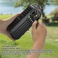 thumbnail image 4 of Power Bank, 20000mAh Fast Charging Compass 4 Cables Solar External Battery Bank  for Emergency Orange,Black, 4 of 7