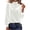 White, variant on FAHUOMU Women's Mock Neck Sweatshirt Long Sleeve Pullover Velour Tops Casual Loose Fit Warm Fall Winter Clothes
