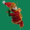thumbnail image 6 of Ladder Climbing Musical Santa Claus Toy For Kids Electric Christmas Doll With Lights And Music Holiday Decoration, 6 of 9