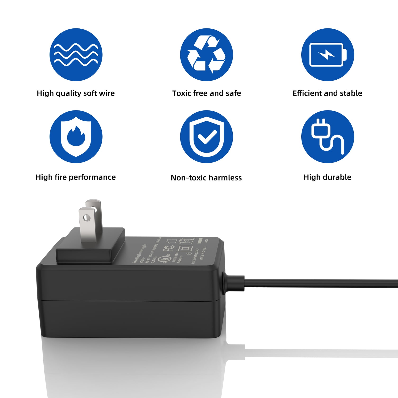 XMHEIRD 12V UL AC/DC Adapter For Chicbuy LT1501 15.6" 15.6 Inche DDR4 Full HD FHD Windows 11 J302-1203000UX J3021203000UX Laptop Computer PC DC12V 3A Power Supply Cord Battery Charger